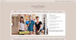 Desktop Screenshot of physiowien.info
